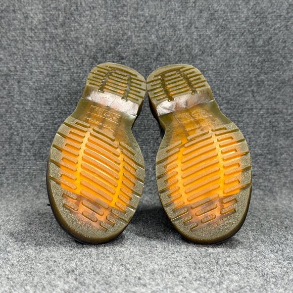 Dr. Martens 1460 Boots Women's Black Patent Leather Lace Up Retro Combat Moto - Picture 12 of 14